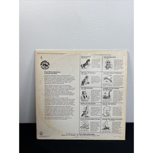 STUDIOTRACK LP SEALED THE FIRST MAN ON THE MOON 1974 WONDERLAND STORY & MUSIC - Picture 4 of 8